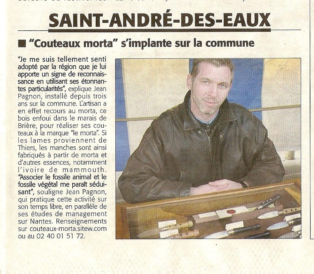 Anciens articles de presse