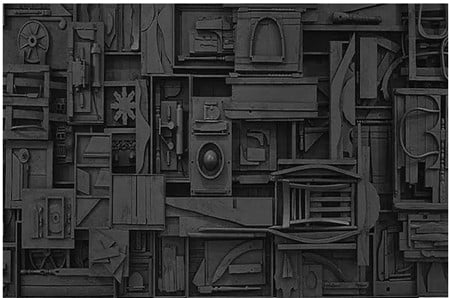 Sky cathedral, 1958, Louise Nevelson. Crédit photo : Artsper Magazine